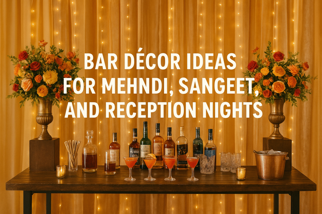 Bar Decor Ideas for Wedding