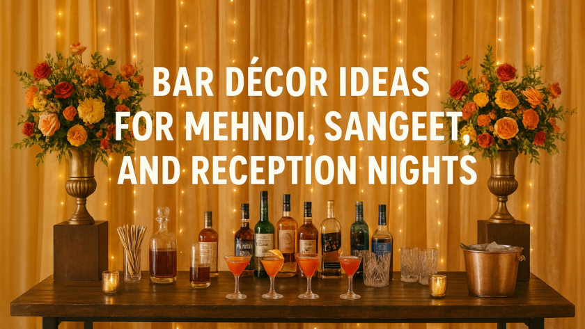 Bar Decor Ideas for Wedding
