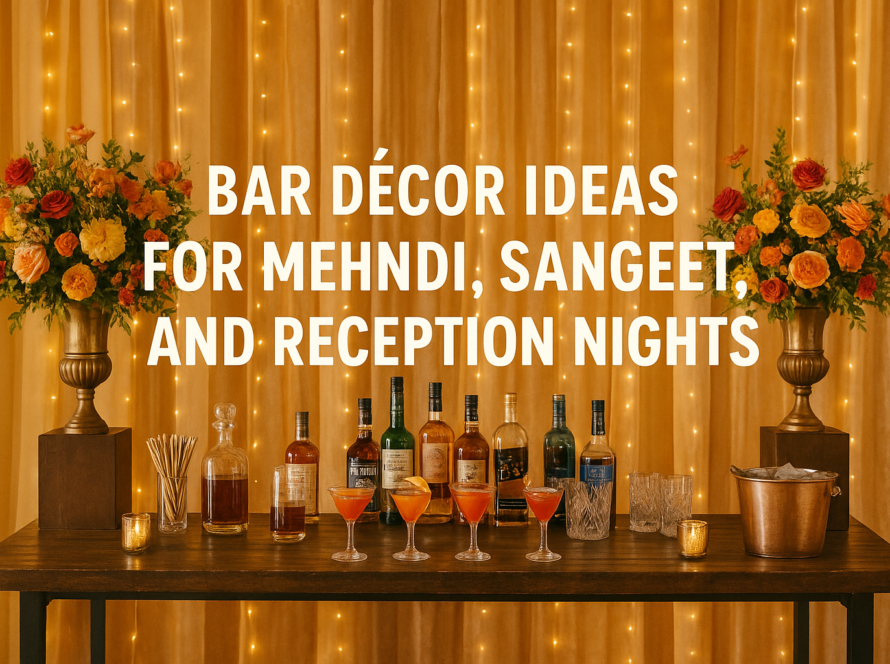 Bar Decor Ideas for Wedding