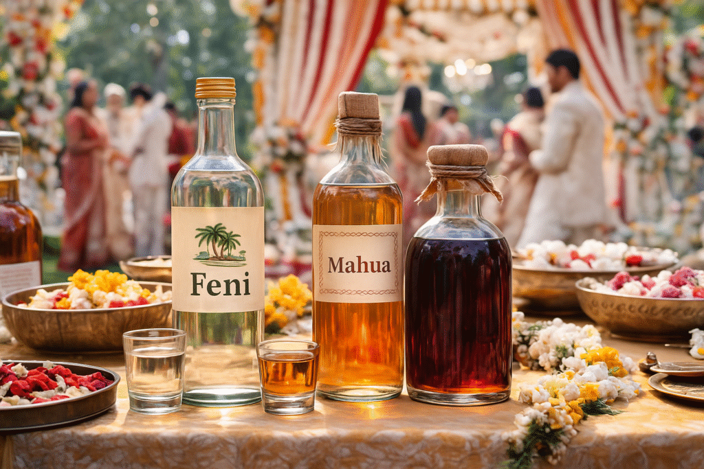 Regional liquors for wedding