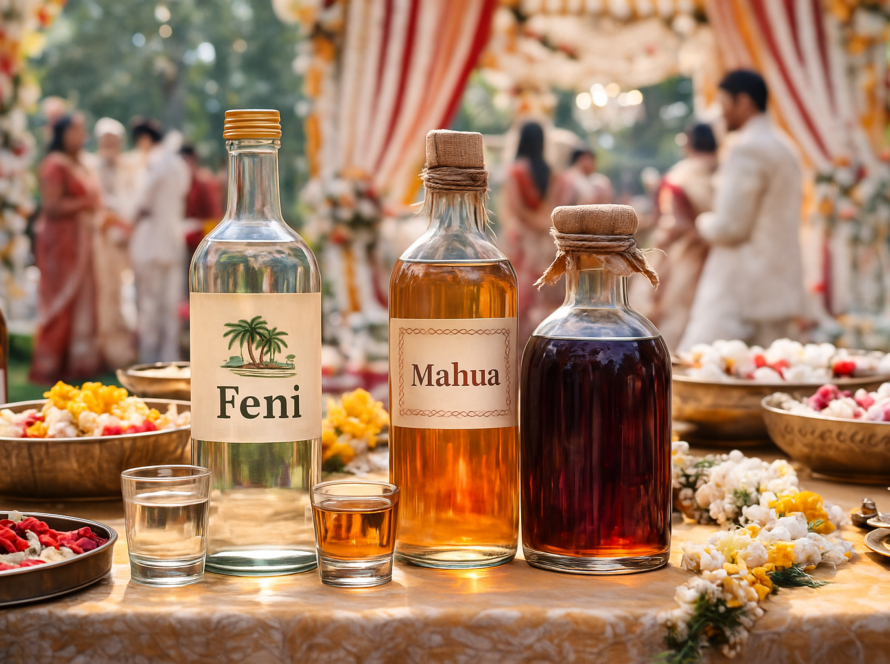 Regional liquors for wedding